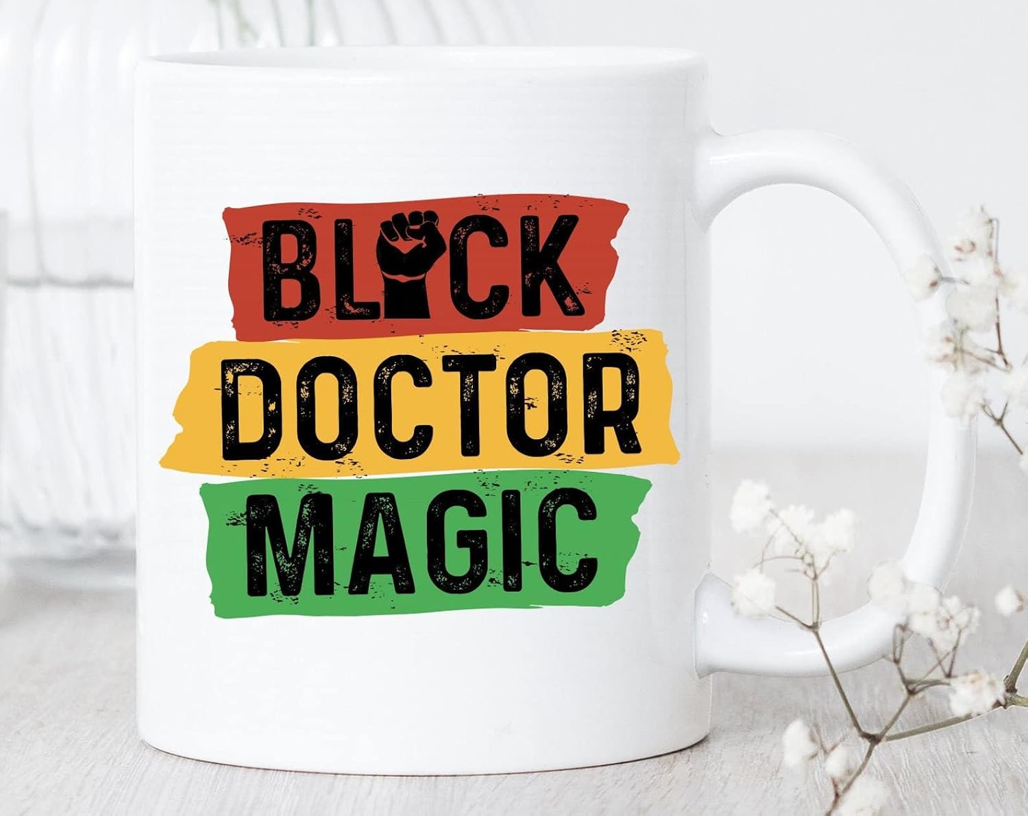Black Doctor Magic Coffee Mug To Doctor Student Men Women Coworker Family Friends Doctor Lover Special Gifts For Birthday Christmas Graduate Mug Doctor Mug Job Mug 11oz 15oz