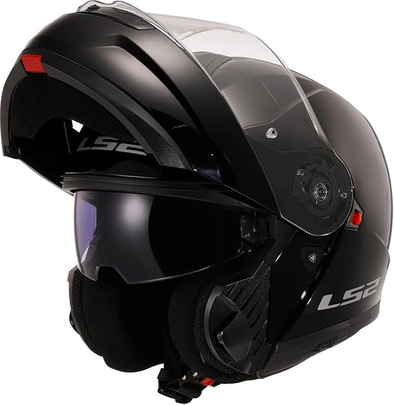 LS2, Casque modulable Moto Strobe II Gloss Black