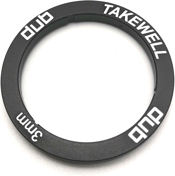 Dub Bottom Bracket Spacer for SRAM Dub Bottom Bracket Installation, Aluminum, Black, 1 PCS