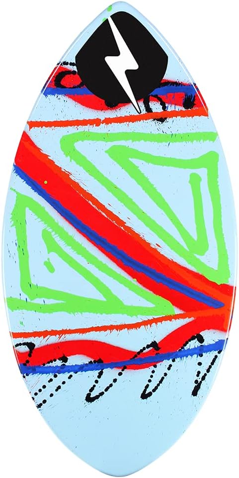 Zap Skimboards - Classic Series Lazer Skimboard 40" (3/8" Thick) - Assorted Colors - Continuous Core with E-Glass Wrap, Polyester Resin, and TuffCoat Gloss Finish