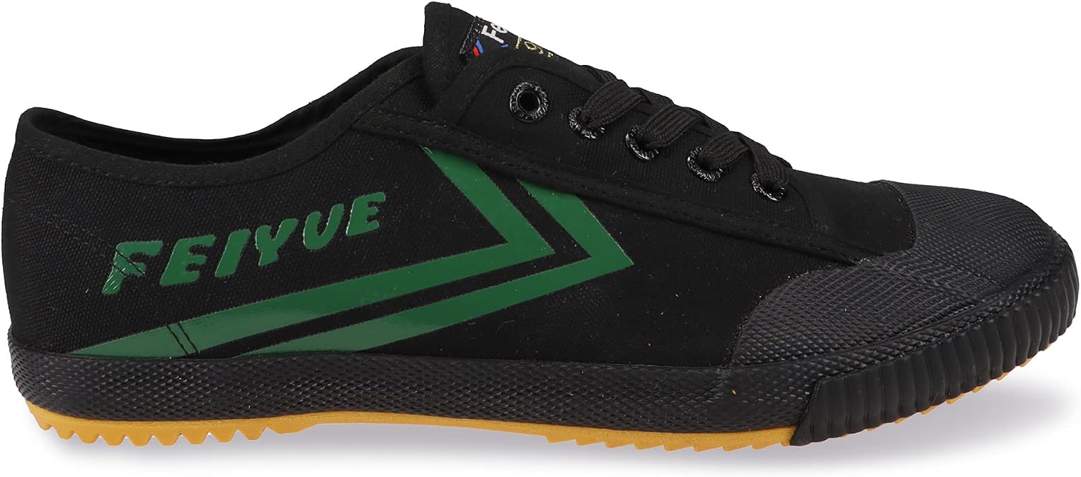 Feiyue Unisex FE LO 1920 Canvas Sneaker, Black/Green