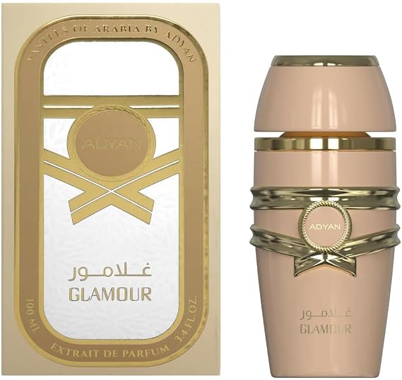 Adyan Glamour Pastels of Arabia Extrait De Parfum 100Ml (3.4Oz) - Fragrance For Women With mix of Caramel, Vanilla & White Musk. - Long Lasting Fragrance - Twist of Eclaire and Bianco Latte