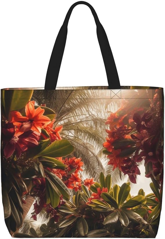 Tote Bag for Women Background Grocery Bag Foldable Crossbody Reusable Handbags Shoulder Shopping Bags