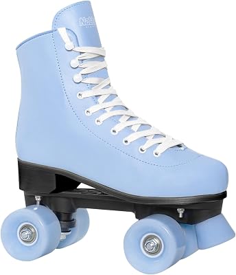 Nattork Roller Skates for Women Outdoor Fun Fashionable Roller Derby Skates for Men Girls Boys Indoor Rink Skates