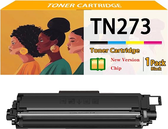 Replacement TN273 Toner Cartridges TN-273 High Yield Compatible for Brother TN 273 Toner Cartridge Work for Brother HL-3270CDW DCP-L3510CDW DCP-L3551CDW MFC-L3750CDW Printers,Black