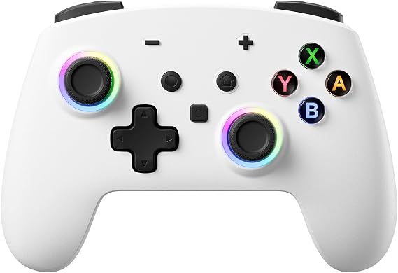 ECHTPower Switch 2 Pro Controller, Hall Effect Joysticks, One-Key Wake-Up, Wireless Controller for Switch 2/Switch/Lite/OLED, Turbo, 4 Back Buttons, RGB, 3.5mm Jack, Dual Vibration, 6-Axis Gyro