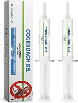 Cockroach Gel Bait,Cockroach Killer Gel Bait,Ready to Use Cockroachs Killers,2PC,Powerful Cockroachs Repellent Insect Roach Killer