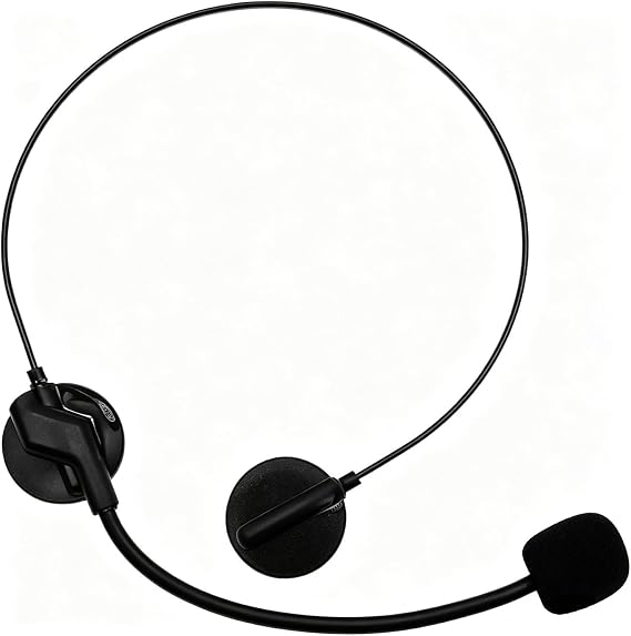 Halloween Costume Accessory Fake Microphone Headset for Party Dress Up