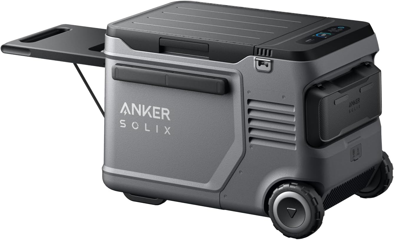 Anker Solix EverFrost 2 40L Battery Cool Box Portable Mini Fridge 288 Wh Battery ACDC or Solar Energy for Camping Travel Fishing20°C to 20°C Operation Only 1 Battery Included [Energy Class B]
