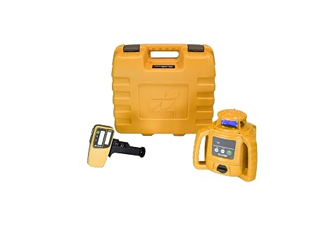 Topcon RL-H5B Self-Leveling Horizontal Rotary Laser Level Kit- LS-80L Receiver, Holder & Case-1300 ft(400m) Range, 20 Arc Second Accuracy, IP66 Dust/Water Resistant/Construction, Grading, Excavating