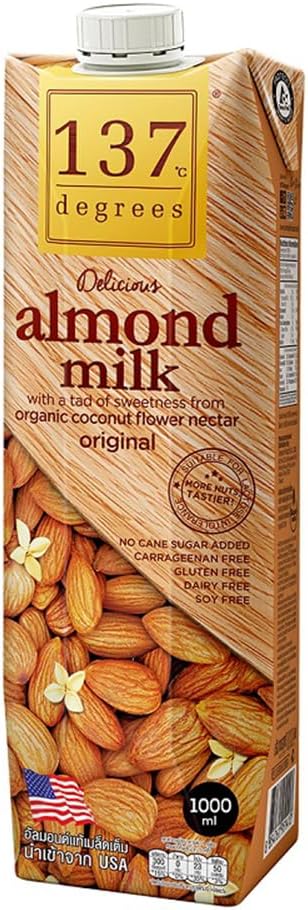 137degrees Almond Milk Original 1L x 6-pack