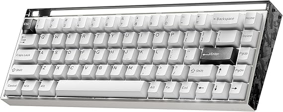 MelGeek MADE68 Ultra+ Wired Hall Effect Magnetic Gaming Keyboard | 65% | Rapid Trigger, Adjustable Actuation for FPS & Rhythm Gamers | Hot-Swap Custom Keyboard, SOCD, RGB Lightbox, Aluminum Case