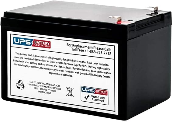 12V 12Ah F2 - Battery Replacement for Voltmax VX-12120 by UPSBatteryCenter