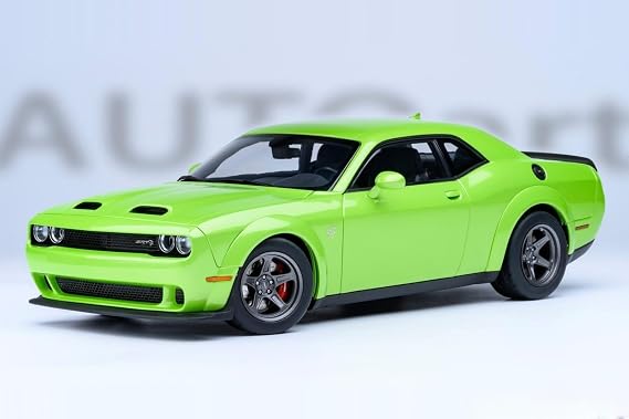 AUTOart 2023 Challenger SRT Super Stock Sublime Green 1/18 Model Car 71769
