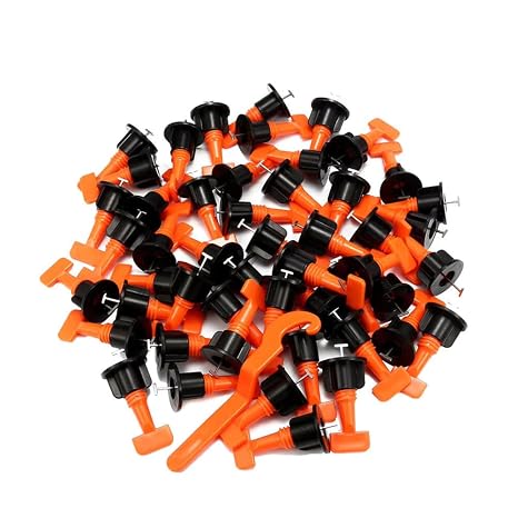 Tile Leveling System Kit 150pcs Tile Leveler Spacers, 3 Special Wrenches, 15 T-pins (Medium-150Pcs)