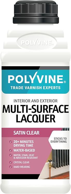 Polyvine Multi-Surface Lacquer Satin Finish 500ml