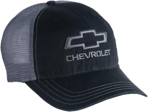 Chevrolet Open Bowtie Garment Washed Mesh Snapback Hat