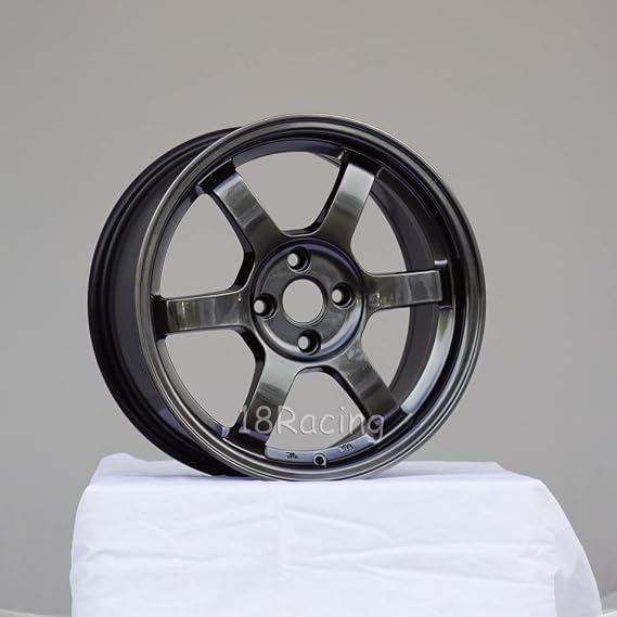 4 Pcs Rota Grid 16x7 Pcd:4x108 Offset:40 Hb:73 Hyperblack
