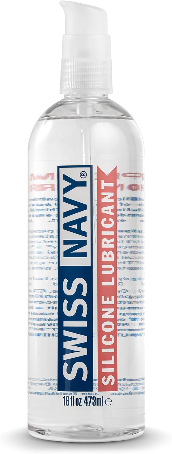 SWISS NAVY - Premium Silicone-Based Lubricant - Nourishing, Lightweight & Slippery- Smooth Formula - Suitable for Any Skin Type - 473ml