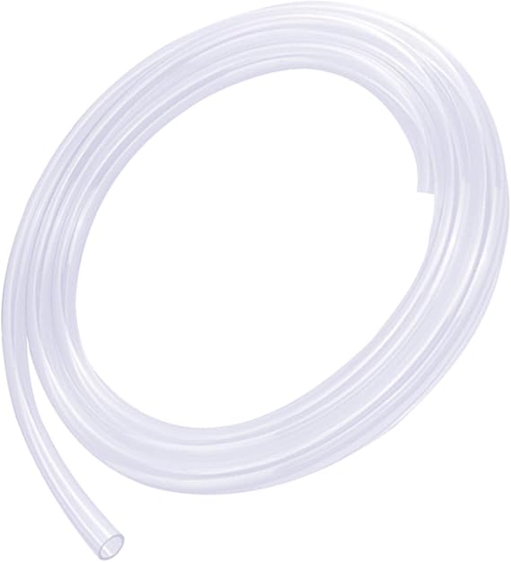 Tubo de silicona de 3/32 pulgadas 2 mm ID x 5/32 pulgadas 4 mm OD transparente flexible de goma de silicona tubo de manguera de aire de agua transparente 3.3 pies/1 m; 2 x 4 mm *#
