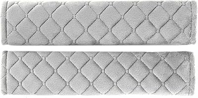 SUYU Universal Car Seat Belt Pads Cover Seat Belt Shoulder Strap Covers Harness Pad for Car Interior Accessories,Grey