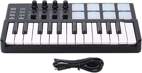 25-Key USB MIDI Keyboard And Drum Pad MIDI Controller Many Types Of Keyboard Controller Electronic Keyboard