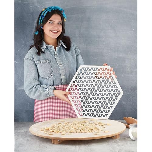 Vip Ahmet Triangle Ravioli Mold, Xl 40 Cm 213 Pieces
