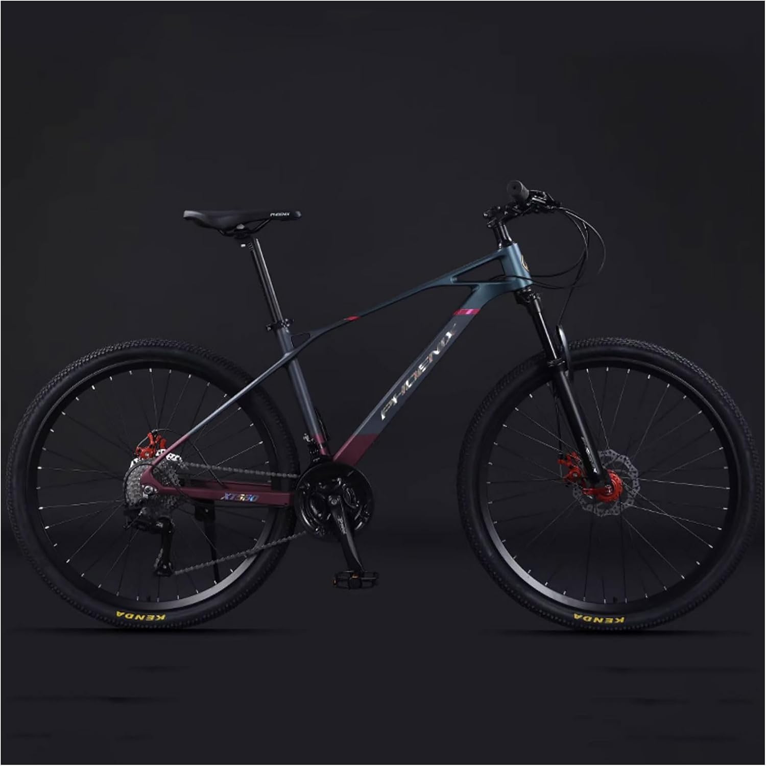 Mountain Bike 26 Inch 27 Speed Magnesium Alloy Frame MTB Disc Mechanical Brake Lockable Suspension Fork Off Road Mountain Bike Height 61.0 - 72.8 inches 155 - 185 cm Internal Wiring Front Wheel