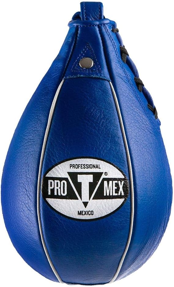 Pro-Mex Professional Speed Bag V2.0 - Speed Bag for Boxing, MMA, Adults, Red, 4x7, 5x8, 6x9, 7x10