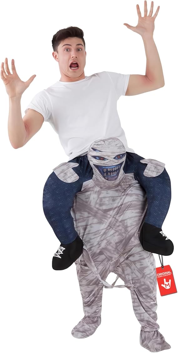 Morph Adult Mummy Piggyback Costume Monster Ride On Scary Halloween Costume For Adults