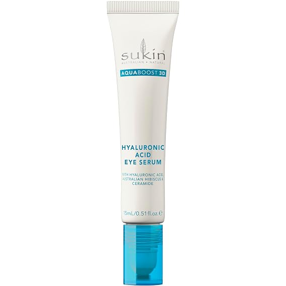 Sukin AquaBoost 3D, Hyaluronic Acid Eye Serum, 0.51 fl oz (15 ml)
