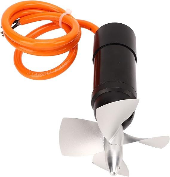 48V Underwater Thruster, Aluminium Alloy High Thrust Underwater Thruster Propeller, Waterproof Brushless Motor Thruster RC Boat Motor Accessories for RC Boat Kayak
