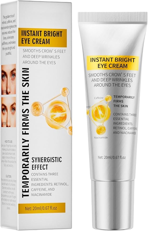 Instant Eye Bag Tightener | Temporary Eye Tightener & Instant Eye Bags Remover | Gentle Nourishing Moisturizing for Hydration & Firmness | Eye Cream for Dark Circles, Puffy Eyes & Makeup Prep
