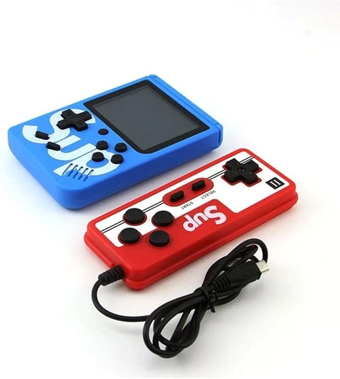 Bilger Sup 400 Games 3" Mini Arcade Retro Game Nostalgia Games, Blue, bilger493