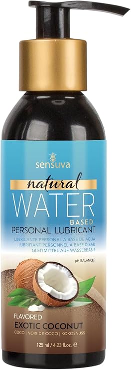 Natural Water-Based Personal Lubricant | Exotic Coconut | 4 fl.oz.