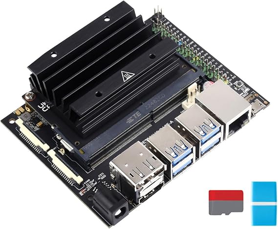 Waveshare Jetson Nano DevelopmentExpansion Kit, 16GB eMMC, Alternative Solution of B01 Kit Compatible with Both Jetson Nano and Jetson Xavier NX Optional Jetson Nano Core Module