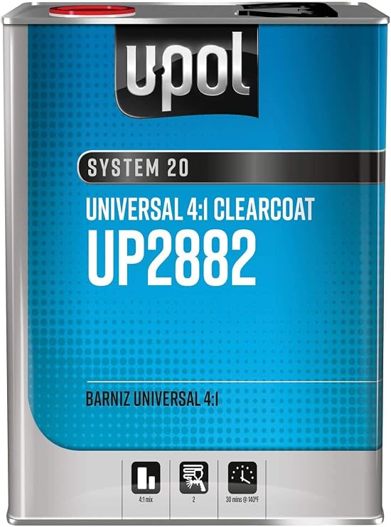 National Rule Clearcoats: 4:1 Universal Clearcoat, Clear, 8lbs