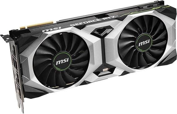 msi Gaming GeForce RTX 2080 Super 8GB GDRR6 256-Bit HDMI/DP Nvlink Torx Fan Turing Architecture Overclocked Graphics Card (RTX 2080 Super Ventus XS OC)