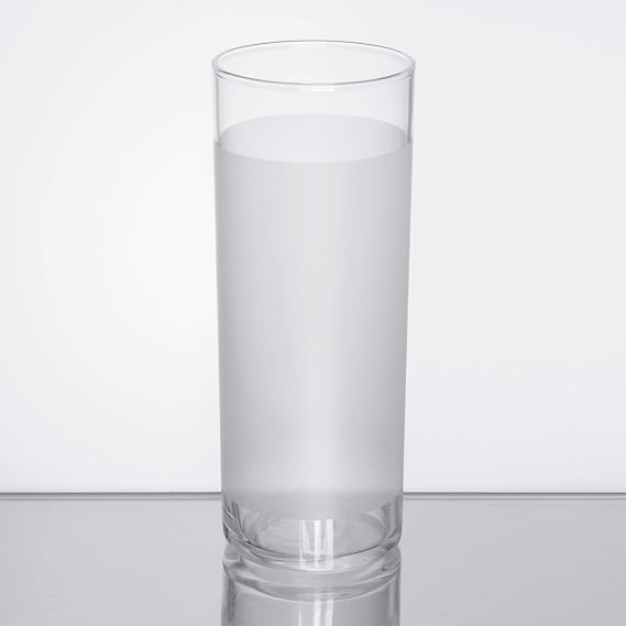 Set of 6 Happy Hour Supplies 12 oz Frosted Collins/Zombie Glass w/Signature Cocktail Picks