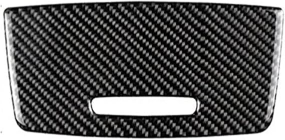 1PC Car Storage Box Panel Trim Carbon Fiber Sticker Interior Compatible for BMW 3 Series E90 E92 2005-2012 Cover Decals Premium Auto Parts Car Interior Stickers and Decals Carbon Fiber Wrap(2)