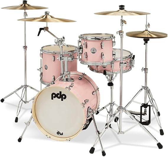 PDP New Yorker 4-piece Shell Pack - Pale Rose Sparkle