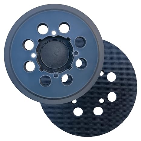 2 Pack Hook and Loop 5 Inch 8 Hole Replacement Sander Pad for CMCW220B & CMEW231 Random Orbit Sander