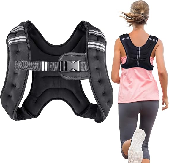 Henkelion Weighted Vest for Men Women Kids Weighted Vest Adjustable for Running, Training, Training, Jogging, Walking