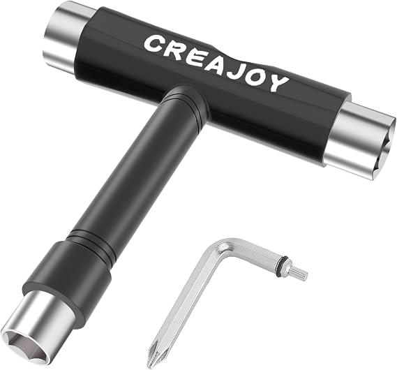 Multi-Functional Portable Roller Skate Tool, Skateboard T Tool