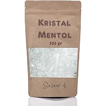 Bazaar 4 Kristal Mentol 1. Kalite 325 Gr Menthol ( Sauna, Hamam, Buhar Banyosu )