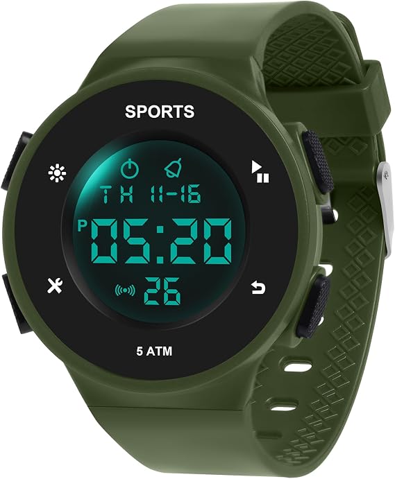 OFFCUP Mens Digital Watch, Minimalist Sports Waterproof Watches Men