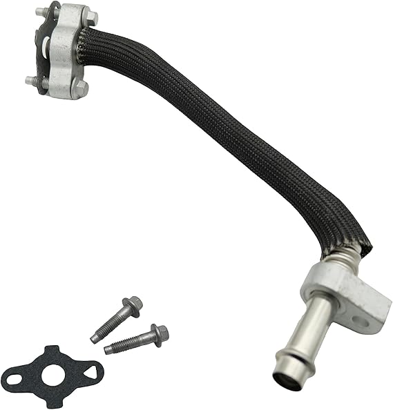 NOVAPARTS EGR Valve Tube EGR Line Pipe for 2005 2006 2007 2008 2009 Chevy Equinox 2006 2007 2008 2009 Pontiac Torrent 3.4L 598-201 12602507 Valve with the Horizontal Electrical Connection