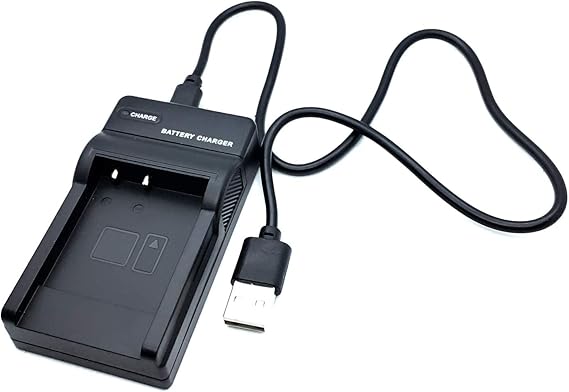 USB Battery Charger for Panasonic NV-GS10, NV-GS17, NV-GS21, NV-GS22, NV-GS25, NV-GS27 Camcorder