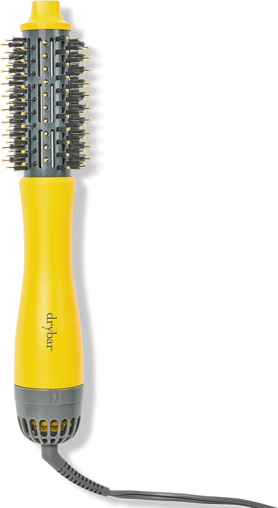 Drybar Half Shot Small Round Blow-Dryer Brush | 2.25-inch Precision Hot Air Brush for Detailed Curls and Waves| Less Frizz, More Shine and Smooth Blow-Dry with Ionic Technology | Ideal for Bangs