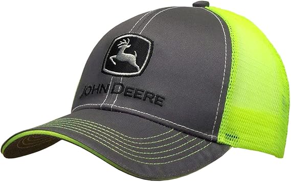 John Deere Men's Men's Twill and Mesh with Embroidered Logo